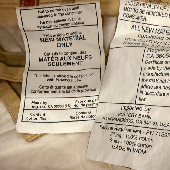 Pottery Barn 2Pc Patchwork Quilted Pillow Shams - Picture 9 of 9